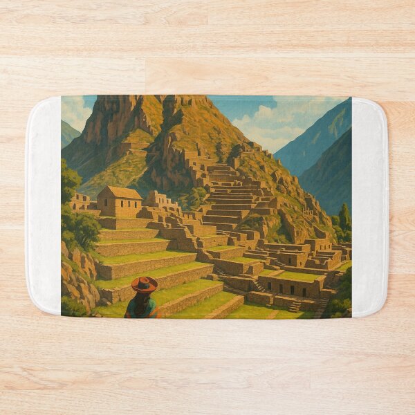 Item preview, Ollantaytambo Peru Sacred Valley Terraces designed and sold by Places On Earth.