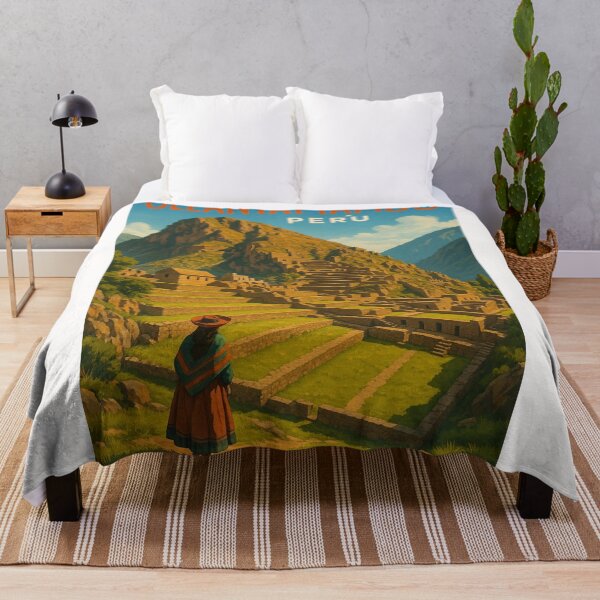 Item preview, Ollantaytambo Peru Sacred Valley Terraces designed and sold by Places On Earth.