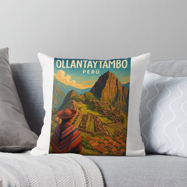 Item preview, Ollantaytambo Peru Inca Ruins and Mountain Views designed and sold by Places On Earth.