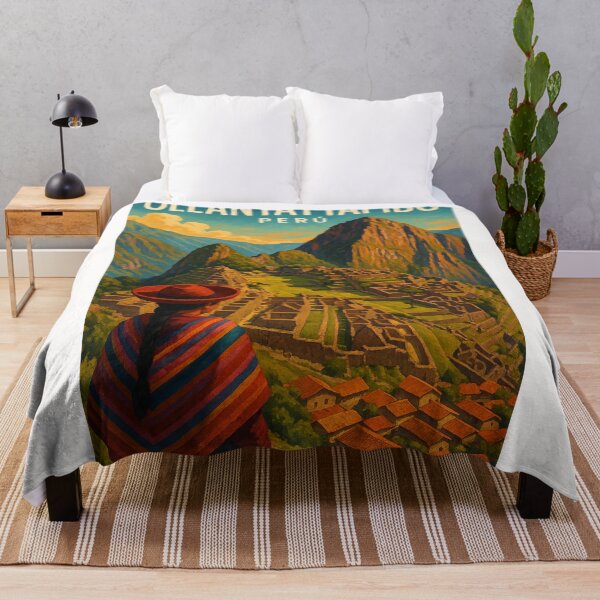 Item preview, Ollantaytambo Peru Inca Ruins and Mountain Views designed and sold by Places On Earth.