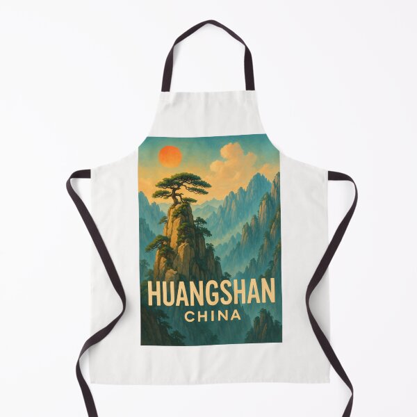 Item preview, Huangshan China Pine Peaks and Sunset designed and sold by Places On Earth.