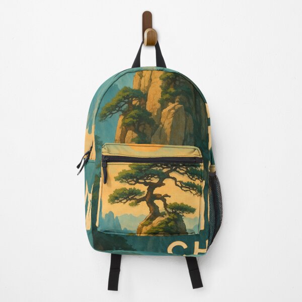 Item preview, Huangshan China Pine Peaks and Sunset designed and sold by Places On Earth.