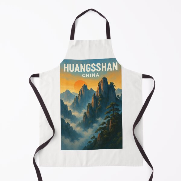 Item preview, Huangshan China Misty Mountains and Pines designed and sold by Places On Earth.