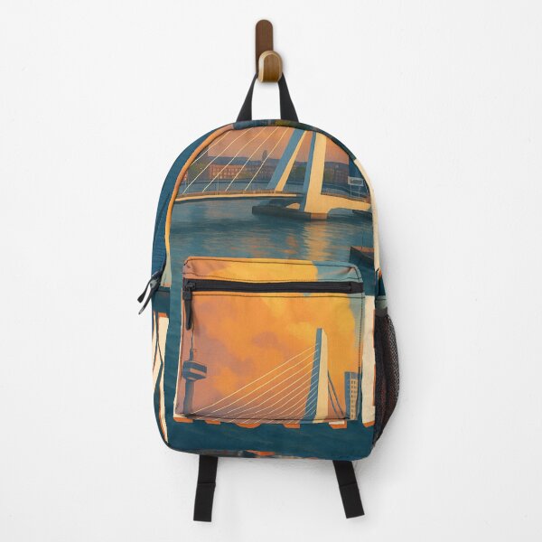 Item preview, Rotterdam Netherlands Sunset Over Skyline designed and sold by Places On Earth.