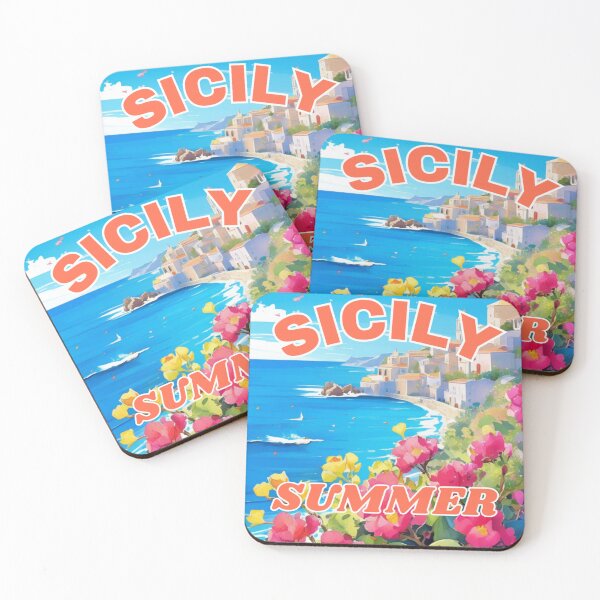 Item preview, Sunny Shores of Sicily - Summer Paradise designed and sold by MiraLumeStudio.
