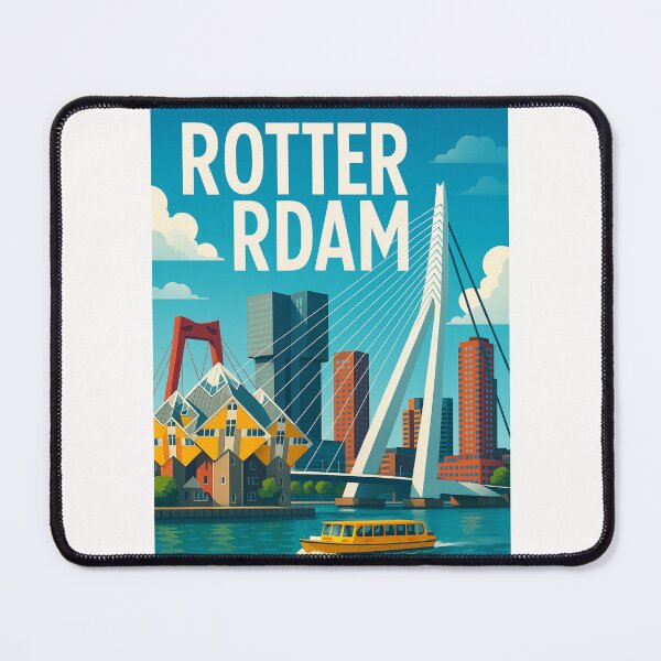 Item preview, Rotterdam Netherlands Cube Houses and Bridges designed and sold by Places On Earth.