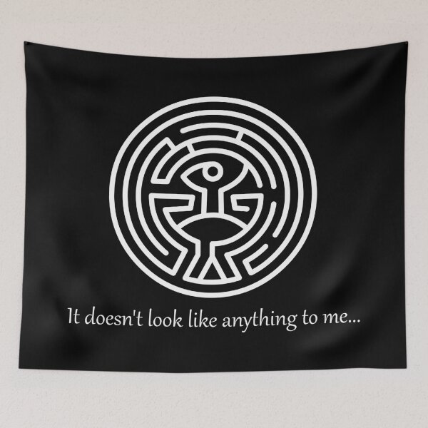 Item preview, Westworld Maze Quote (white) designed and sold by zebi24.