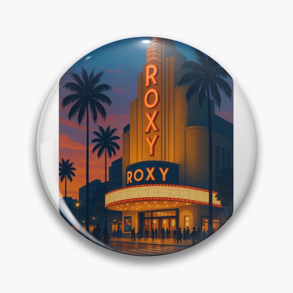 Item preview, Roxy Cinema Rio de Janeiro Brazil at Night designed and sold by Places On Earth.