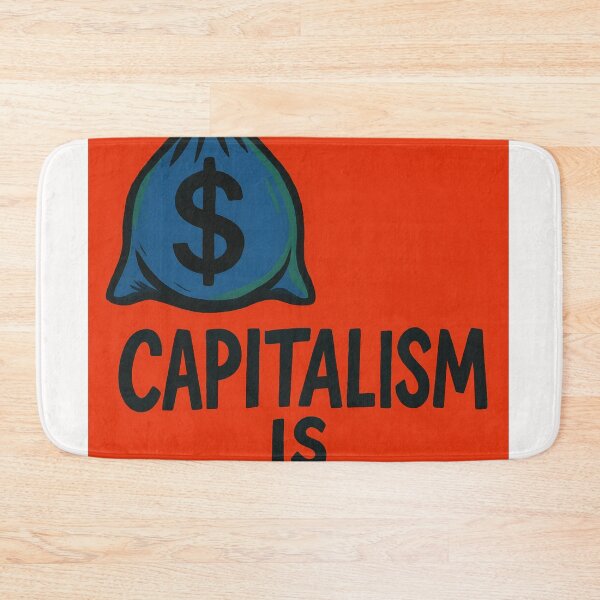 Item preview, Capitalism is Canceled Protest Graphic designed and sold by Places On Earth.