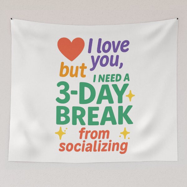 Item preview, I Love You But I Need a 3-Day Break Neon  designed and sold by Places On Earth.