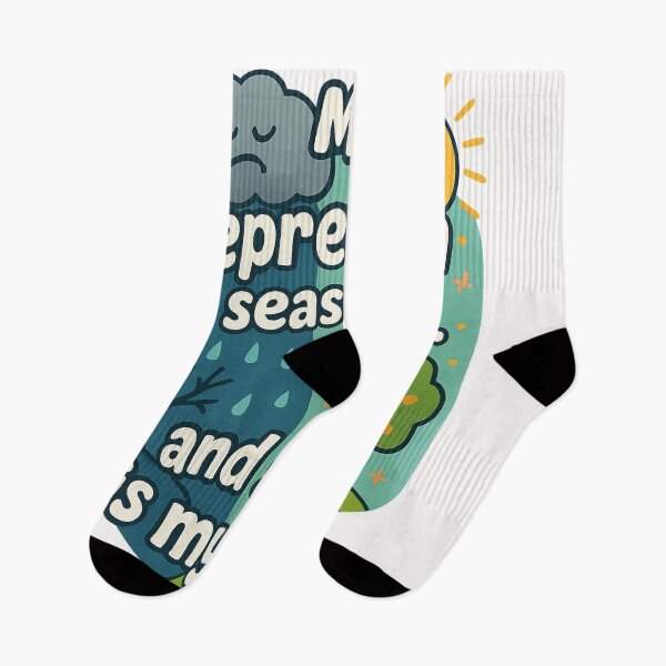 Item preview, My Depression Is Seasonal Split Tree  designed and sold by Places On Earth.