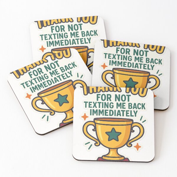 Item preview, Thank You for Not Texting Me Back Trophy  designed and sold by Places On Earth.