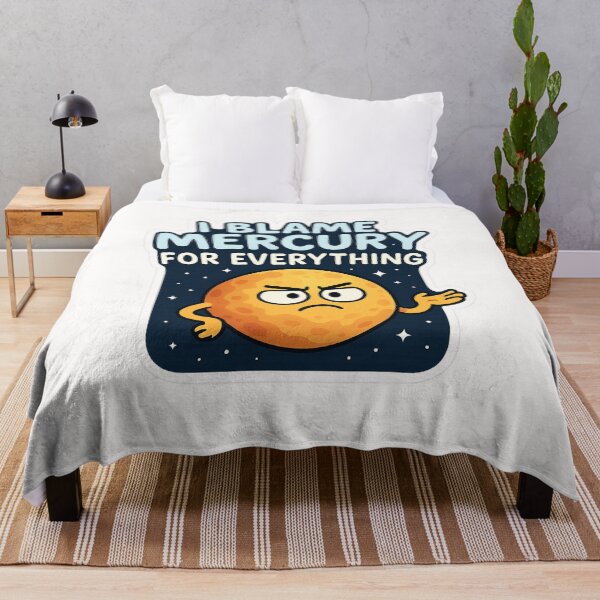 Item preview, I Blame Mercury for Everything Planet Poster designed and sold by Places On Earth.