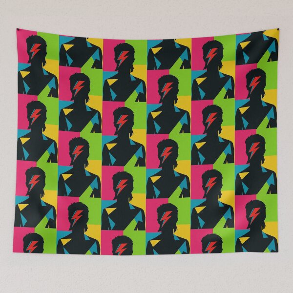 Item preview, David Bowie Inspired Pop Art Silhouette Warhol designed and sold by kakarikihill.