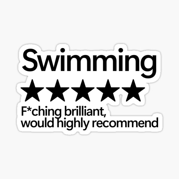 Item preview, Swimming Would Highly Recommend designed and sold by shitpostee.