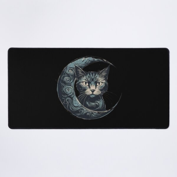 Item preview, Moon Cat – Surreal Celestial Art.Cat.Moon.Cat.Moon. designed and sold by JAGA-ALIME.