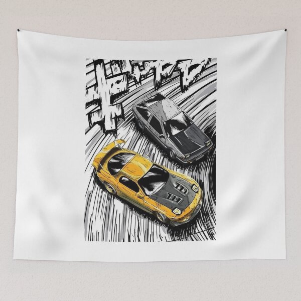 Item preview, Initial Drift – AE86 vs RX-7 Manga Battle designed and sold by KingCrabKC.