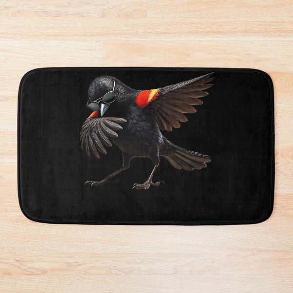 Item preview, Dabbing Red-winged Blackbird Bird Watcher Lover Birding designed and sold by Kimberley King Art  King Art.