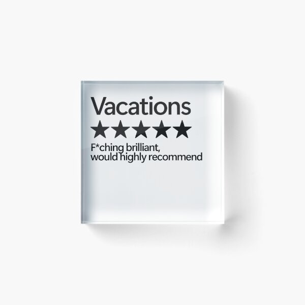 Item preview, Vacations Would Highly Recommend designed and sold by shitpostee.