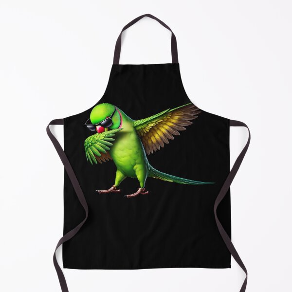 Item preview, Dabbing Ringneck Parakeet Parrot Lover Birding designed and sold by Kimberley King Art King Art.