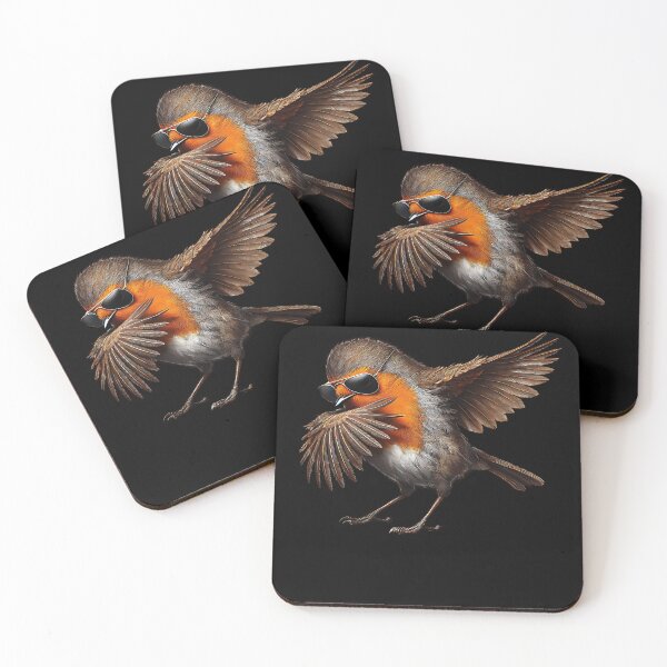 Item preview, Dabbing Robin Bird Watcher Lover Birding designed and sold by Kimberley King Art  King Art.