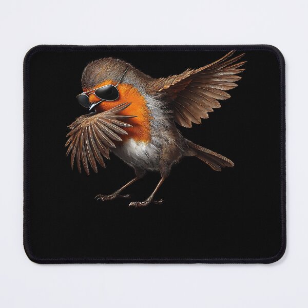 Item preview, Dabbing Robin Bird Watcher Lover Birding designed and sold by Kimberley King Art  King Art.