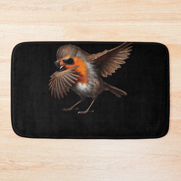 Item preview, Dabbing Robin Bird Watcher Lover Birding designed and sold by Kimberley King Art  King Art.