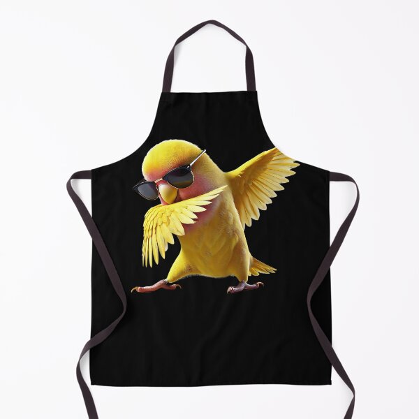 Item preview, Dabbing Rosy Faced Yellow Lovebird Parrot Lover Birding designed and sold by Kimberley King Art  King Art.