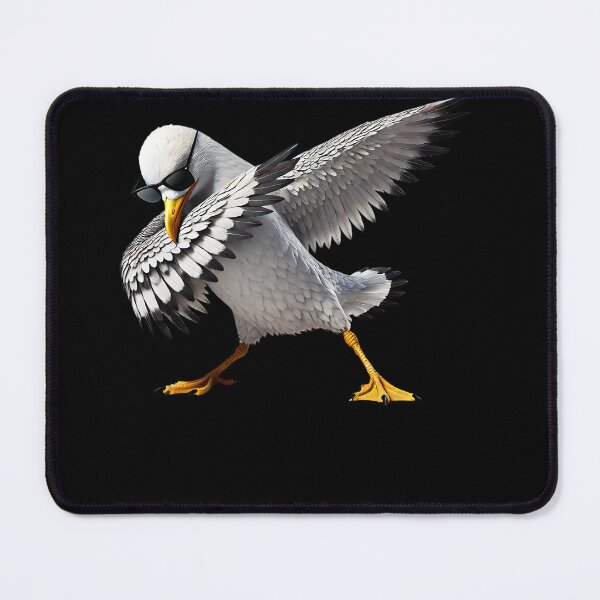 Item preview, Dabbing Seagull Bird Watcher Lover Birding designed and sold by Kimberley King Art King Art.
