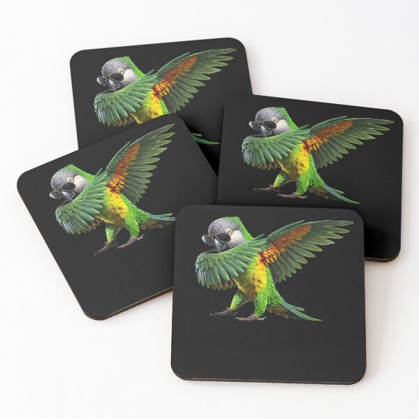 Item preview, Dabbing Senegal Parrot Lover Birding designed and sold by Kimberley King Art  King Art.