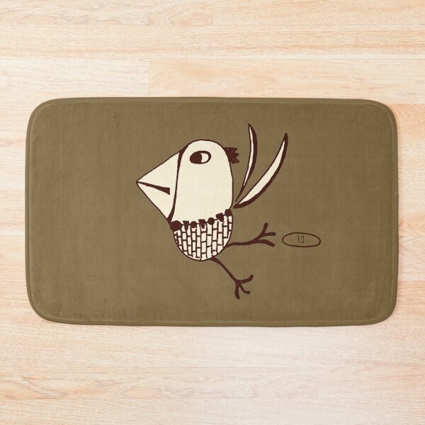 Item preview, Surreal Bird of Hidden Goodness｜Tet ט｜Hebrew Letter Art｜Earth Tone designed and sold by Aster Atelier.
