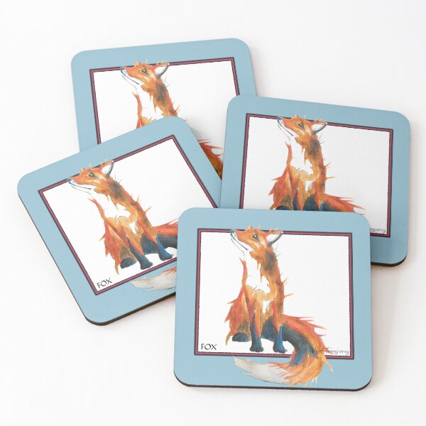 Item preview, Foxy Loxy - Water Colour designed and sold by WildTreasures33.