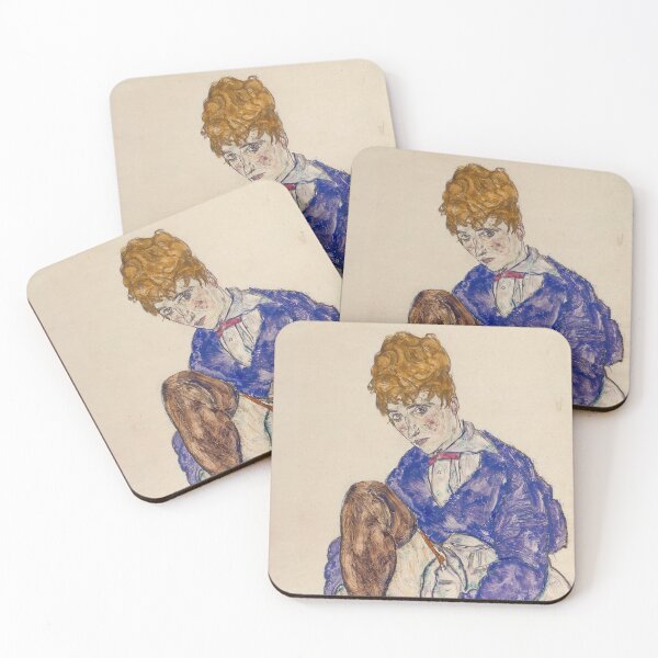 Item preview, Portrait of the Artist's Wife Seated, Holding Her Right Leg designed and sold by Craphe.