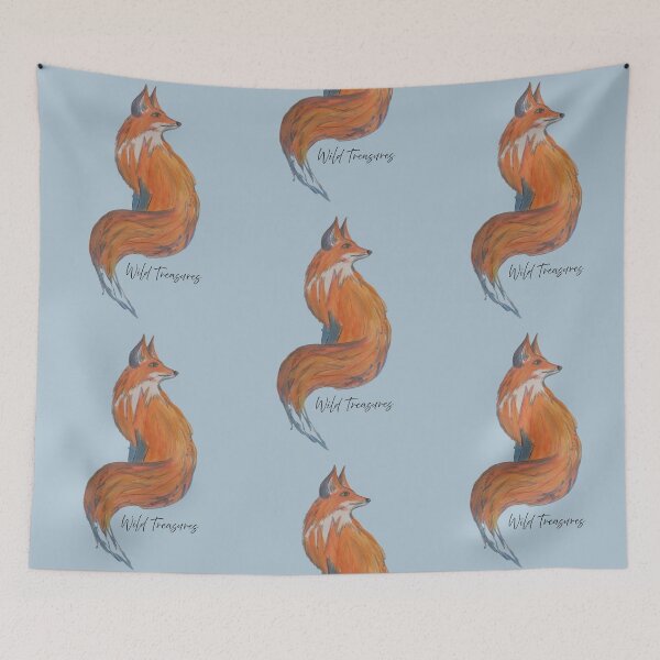 Item preview, Flowy Fox Water Colour  designed and sold by WildTreasures33.