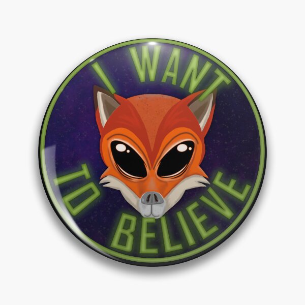 Item preview, I Want To Believe in Fox Aliens designed and sold by drawnexplore.