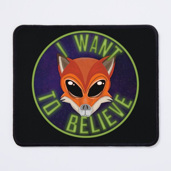 Item preview, I Want To Believe in Fox Aliens designed and sold by drawnexplore.