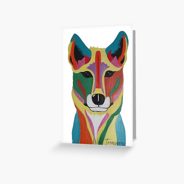 Item preview, Dingo Portrait Pop Art designed and sold by WildTreasures33.