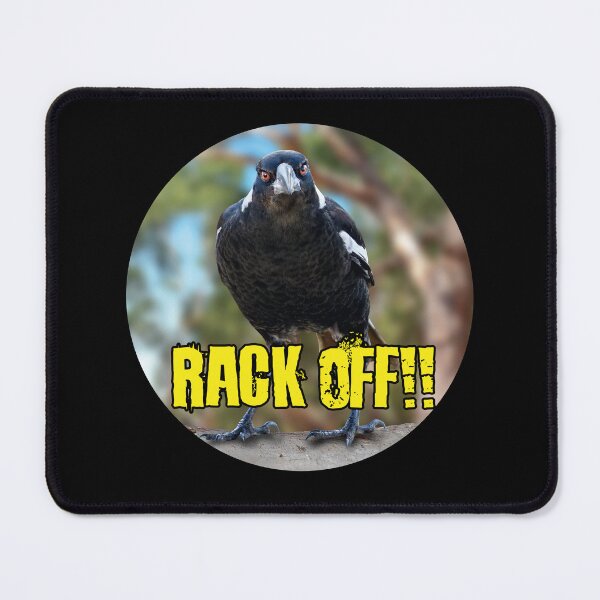 Item preview, Australian Magpie says Rack Off designed and sold by Wonderbouy.