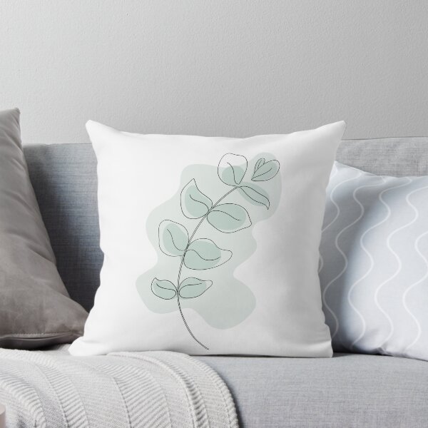Item preview, Eucalyptus Serenity – Calm Botanical Minimalist Line Art for Modern Home Decor designed and sold by Roshanay fatima.