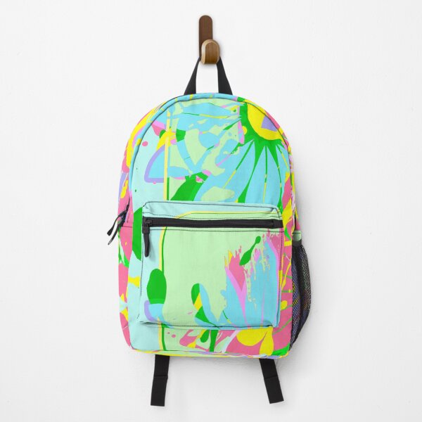 Item preview, flowers summer many colorful splashes of color comic clip art designed and sold by MyREDBlack.