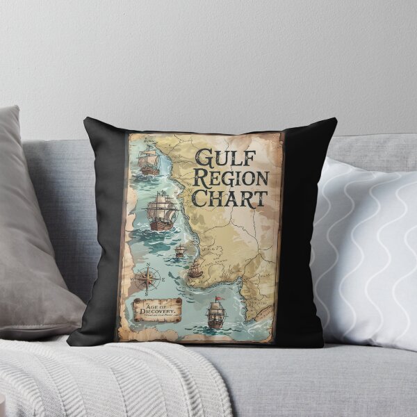 Item preview, Historic Sailing Ship on Vintage Map designed and sold by Shop9999.