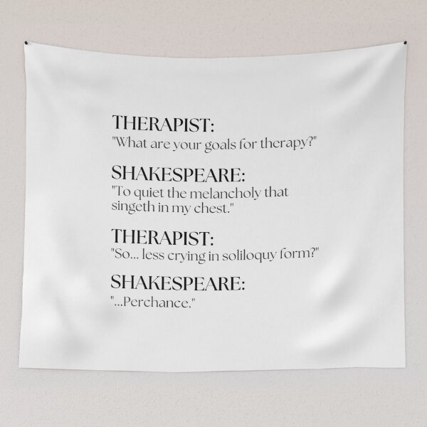 Item preview, Shakespeare Goes to Therapy designed and sold by ObsidianDaz.