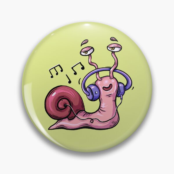 Item preview, Snail Listening To Music  designed and sold by Hoda Hefzy.
