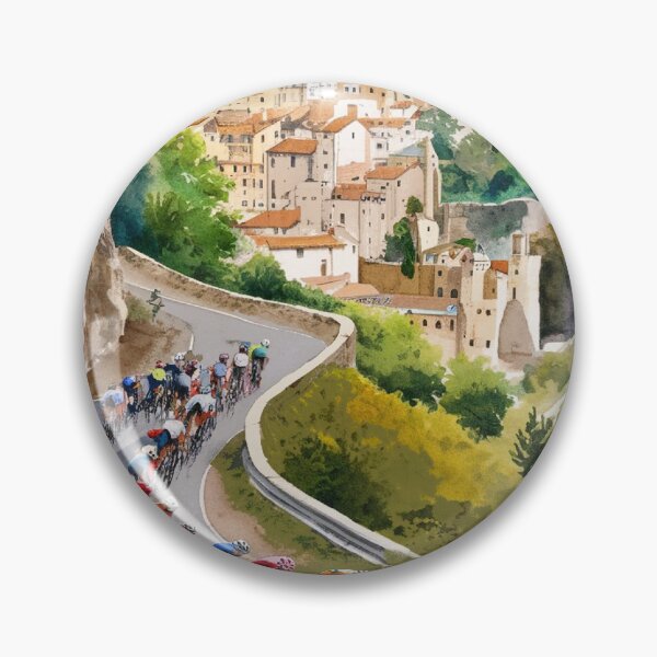 Artikelvorschau, Peloton. Radsport-Wandkunst, Peloton-Druck. Bergetappen-Poster. Profi-Radsport-Fan. entworfen und verkauft von bekksa.
