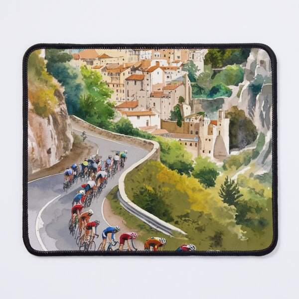 Item preview, Peloton. Cycling Wall Art Peloton Print. Mountain Stage Poster. Pro Cycling Fan. designed and sold by bekksa.