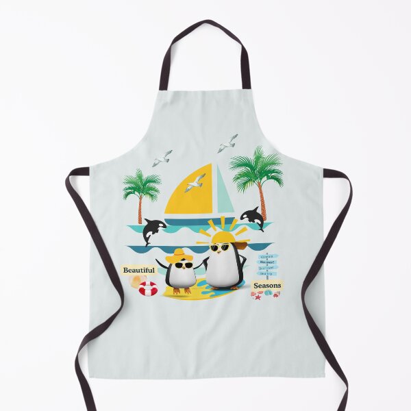 Item preview, Happy Summer with penguin designed and sold by ATime7Day.