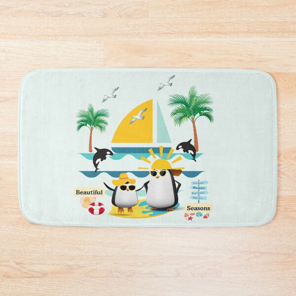 Item preview, Happy Summer with penguin designed and sold by ATime7Day.