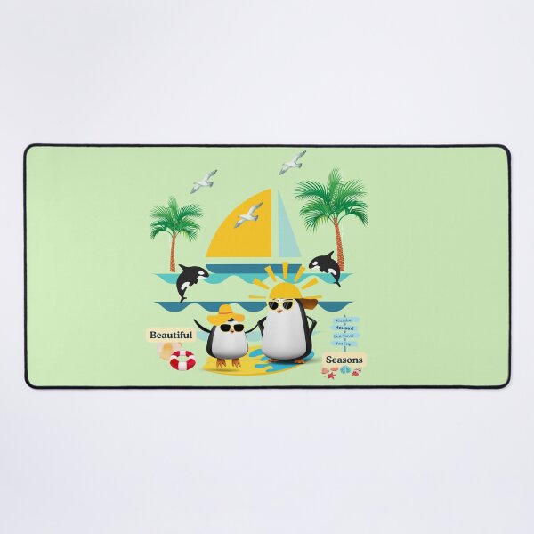 Item preview, Happy Summer with penguin designed and sold by ATime7Day.