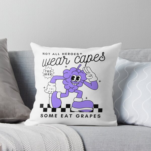 Item preview, Not all heroes wear capes some eat grapes designed and sold by Peerless-Prime.
