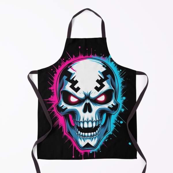 Item preview, Cyber Neon Skull designed and sold by DzessiK.